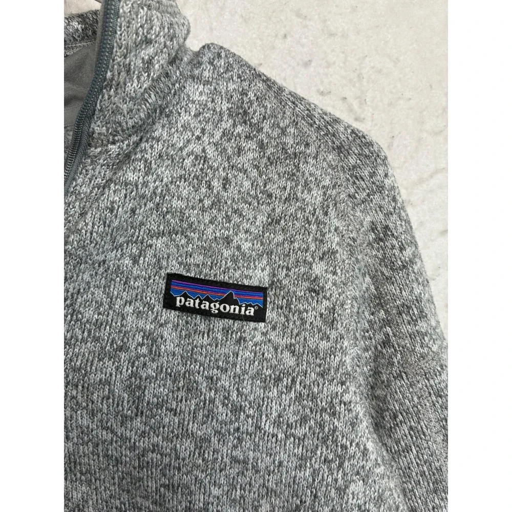 Patagonia Better Sweater 1/4 Zip Pullover Gray Heather 25617 Mens Medium